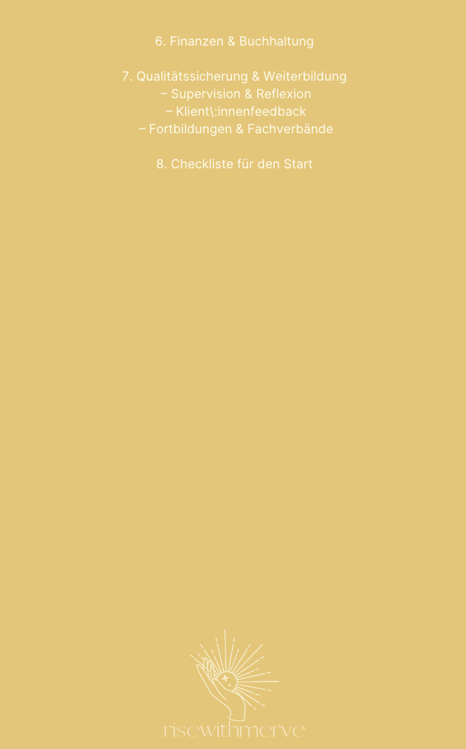 Guide für SozialarbeiterInnen für die Selbstständigkeit in der Online-Beratung